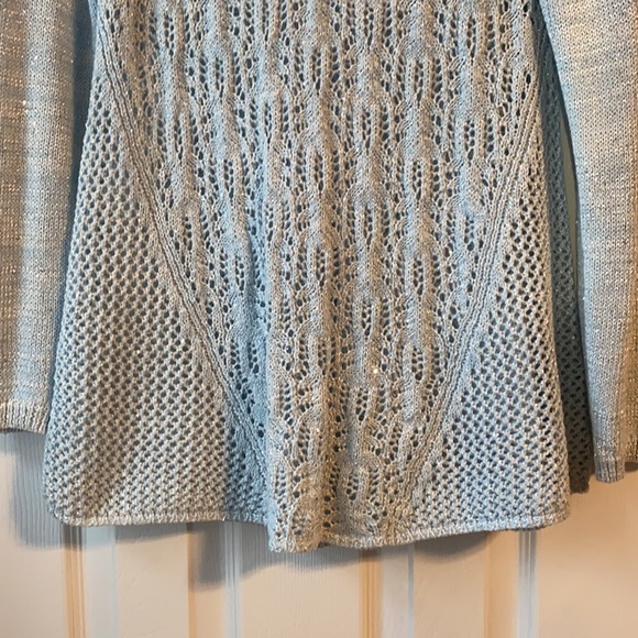 Preswick & Moore PM Crochet Sweater w/Sparkle - Picture 3 of 9